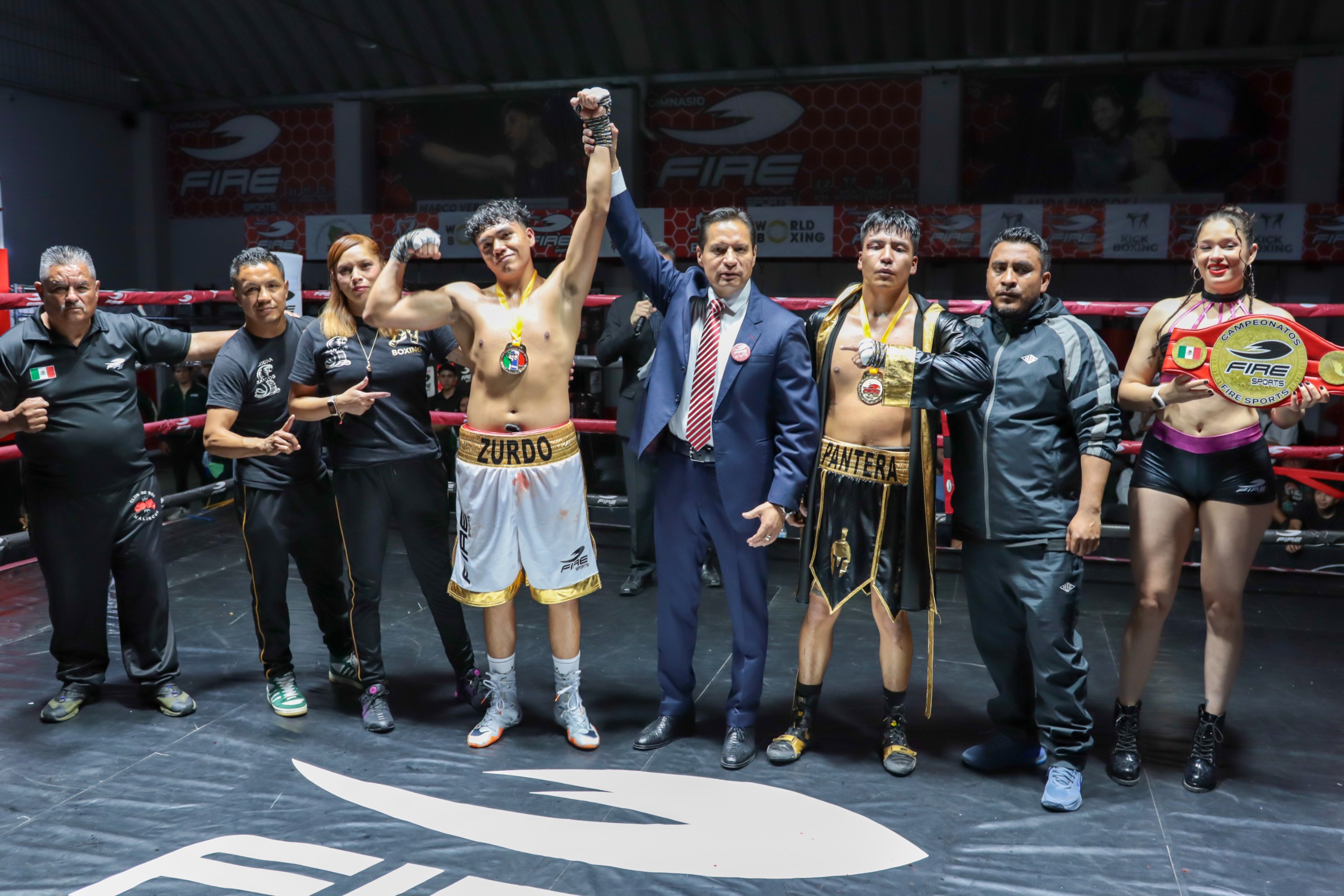 Gran velada con los Campeonatos Fire Sports, en Apizaco